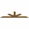 Ekena Millwork Saratoga Smooth Timber Gable Bracket, Western Red Cedar, 84"W x 24"H x 1 1/2"D x 5 1/2"F, 7/12 Pitch GBW084X24X0206SAR00SWR - alternate 5